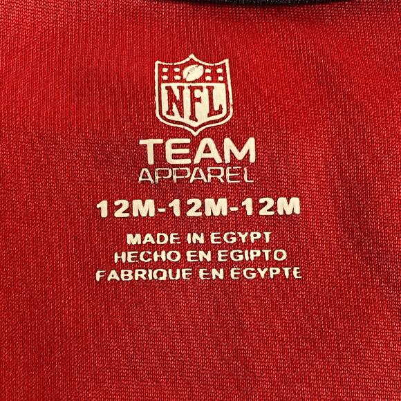 Houston Texans Infant T-Shirt Red Short Sleeve NFL Team Apparel Size 12 Months - Picture 3 of 9